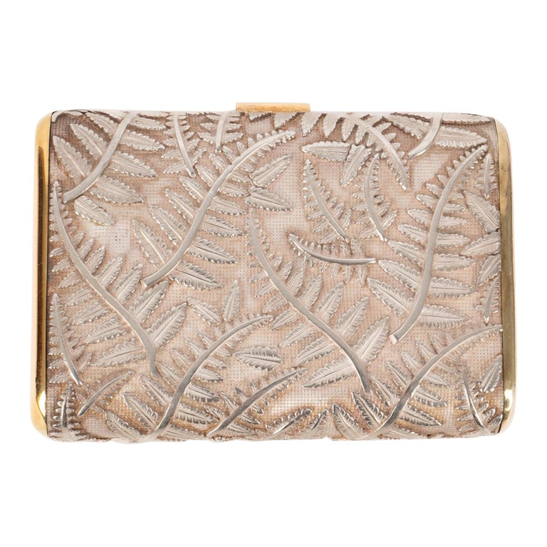 Hermès Tiny Silver Minaudiere Purse