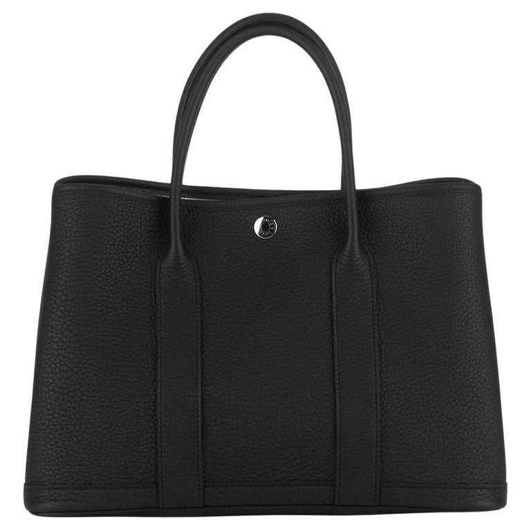 Hermès New Garden Party PM Black Negonda