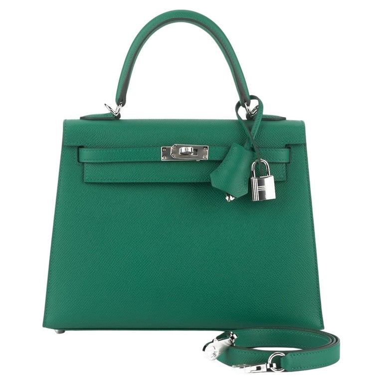Hermès Epsom Kelly Sellier 25 Vert Jade
