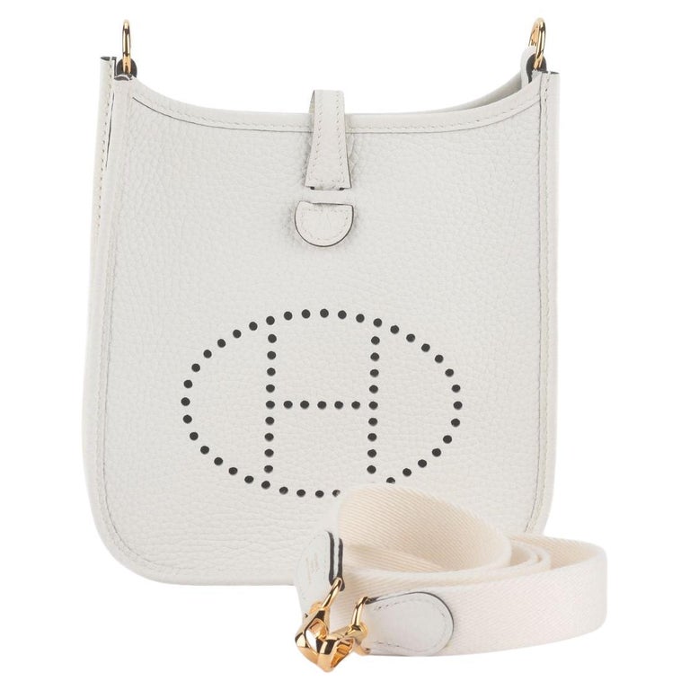 Hermès Mini Evelyne Bag Nata NIB