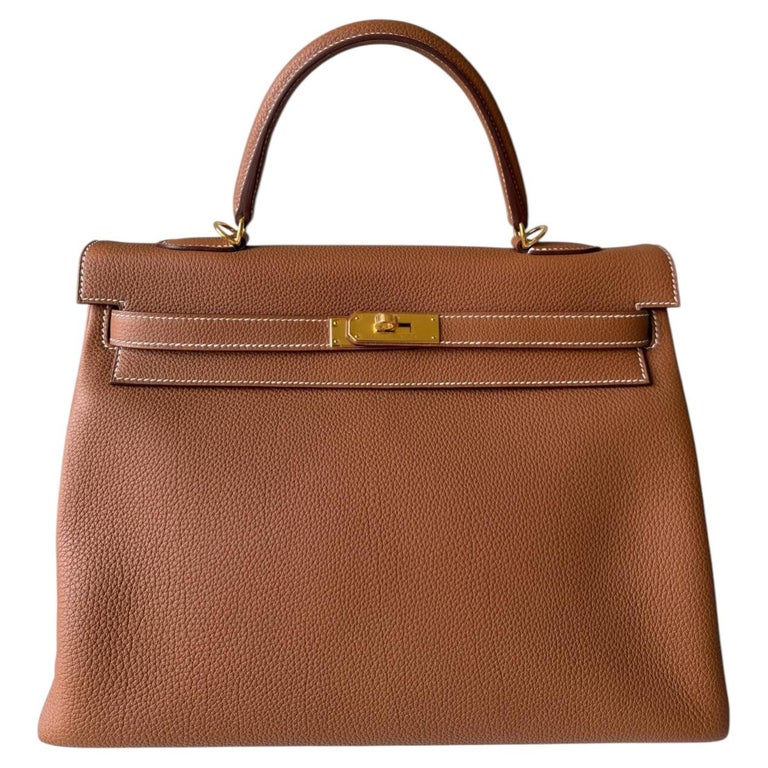 Hermès Kelly 35 Gold Togo Gold Hardware