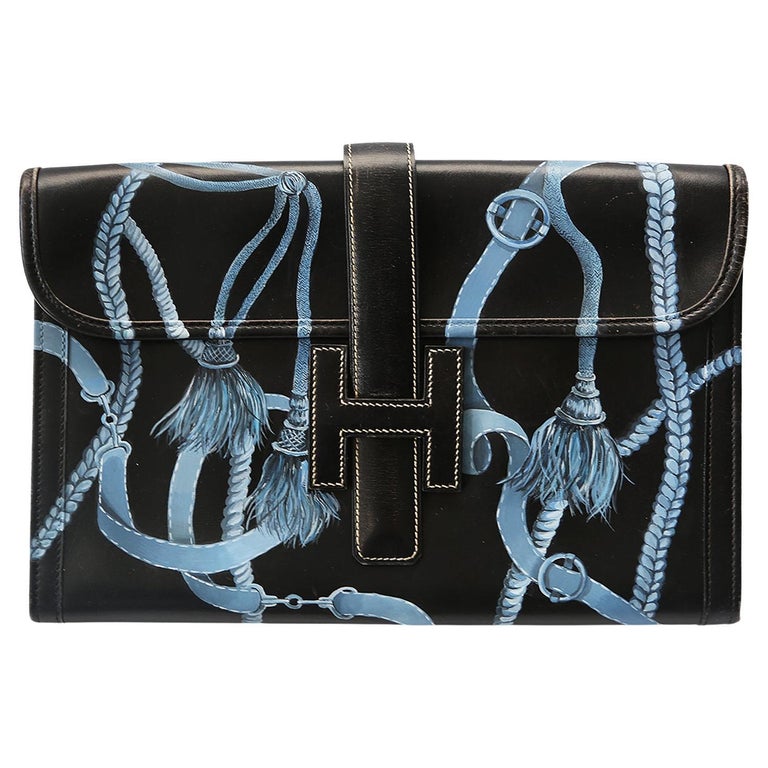 Hermès Customised Jige Elan PM Black
