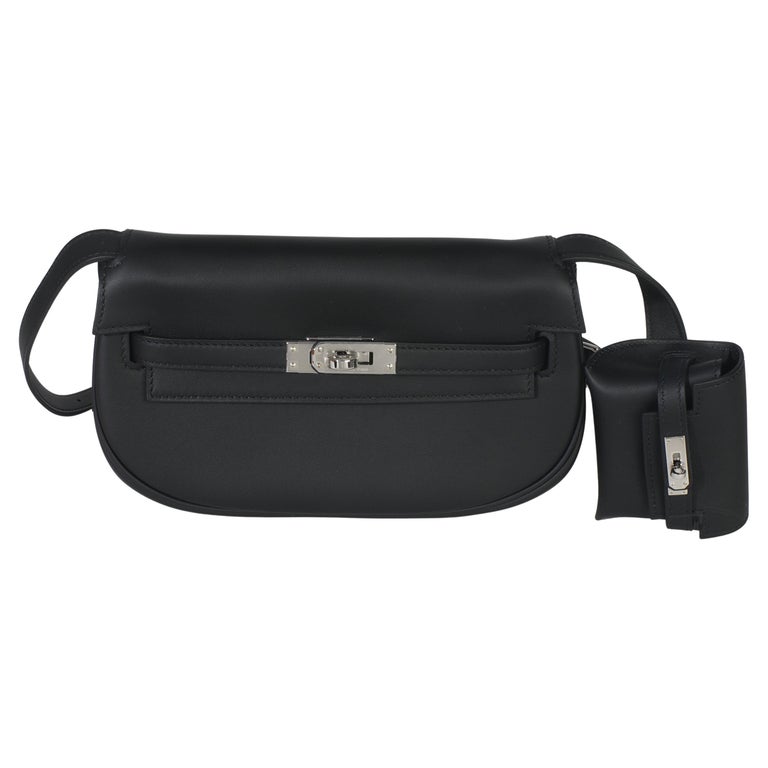 Hermès Black Swift Kelly Moove PHW