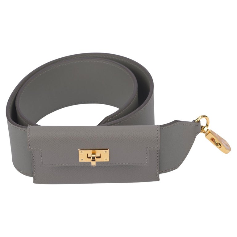 Hermes Gris Bandouliere Kelly Pocket