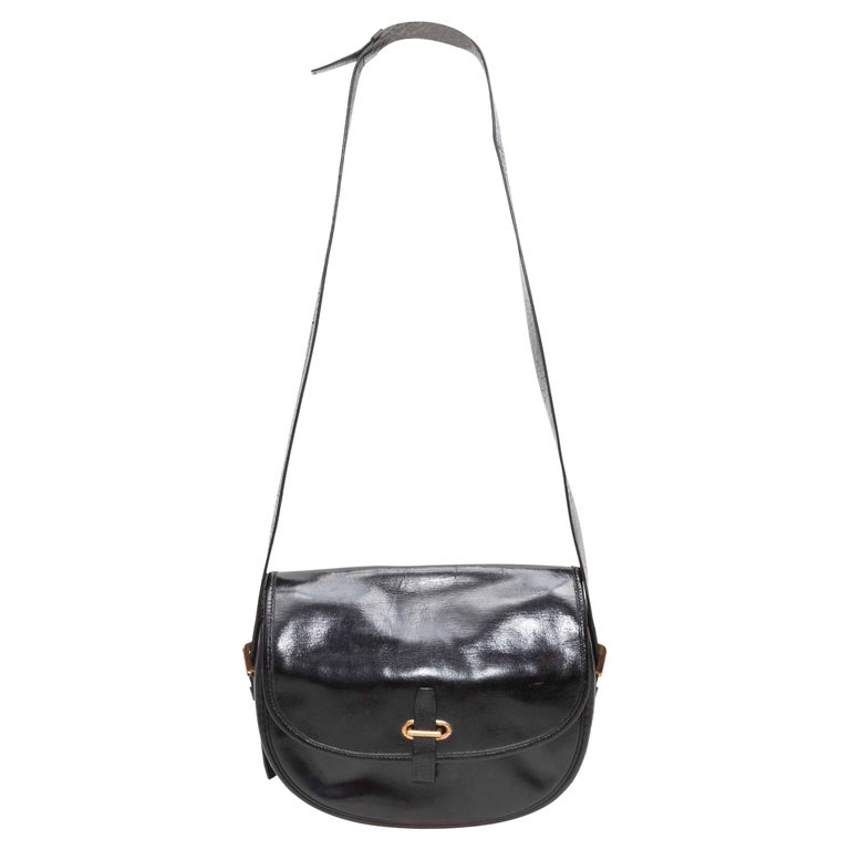 Vintage Black Hermes Balle de Golf Bag