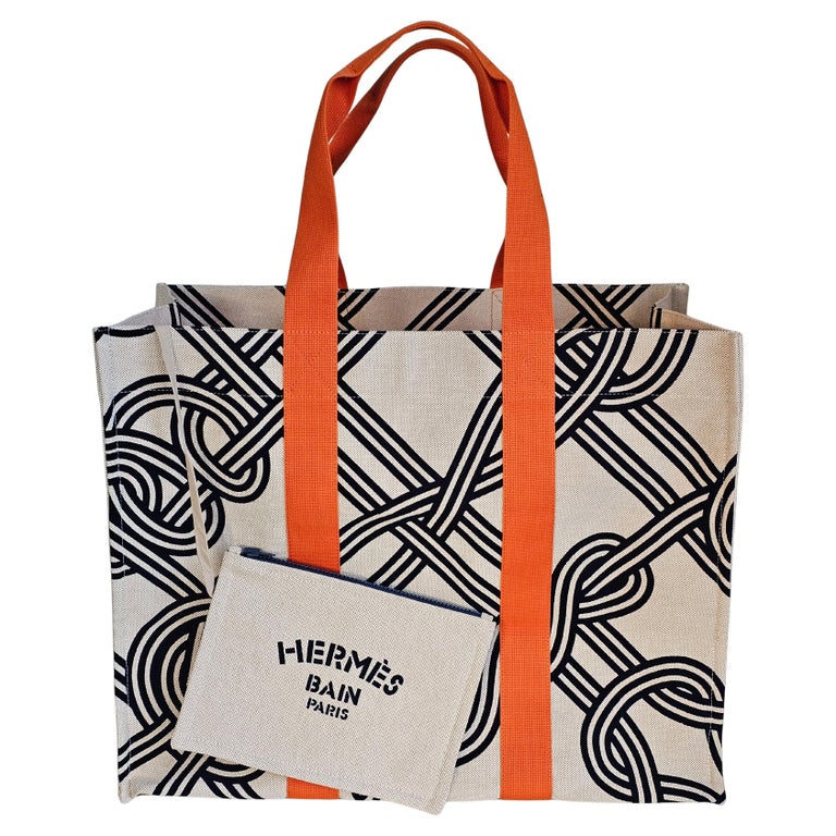 Hermès Noeuds Marins beach bag Org Price $ 3700 beautiful & elegant summer tote