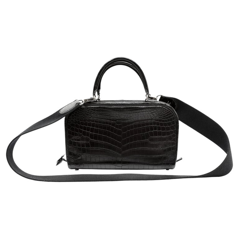 Hermes Sac en Vie 26cm Black Crocodile Niloticus