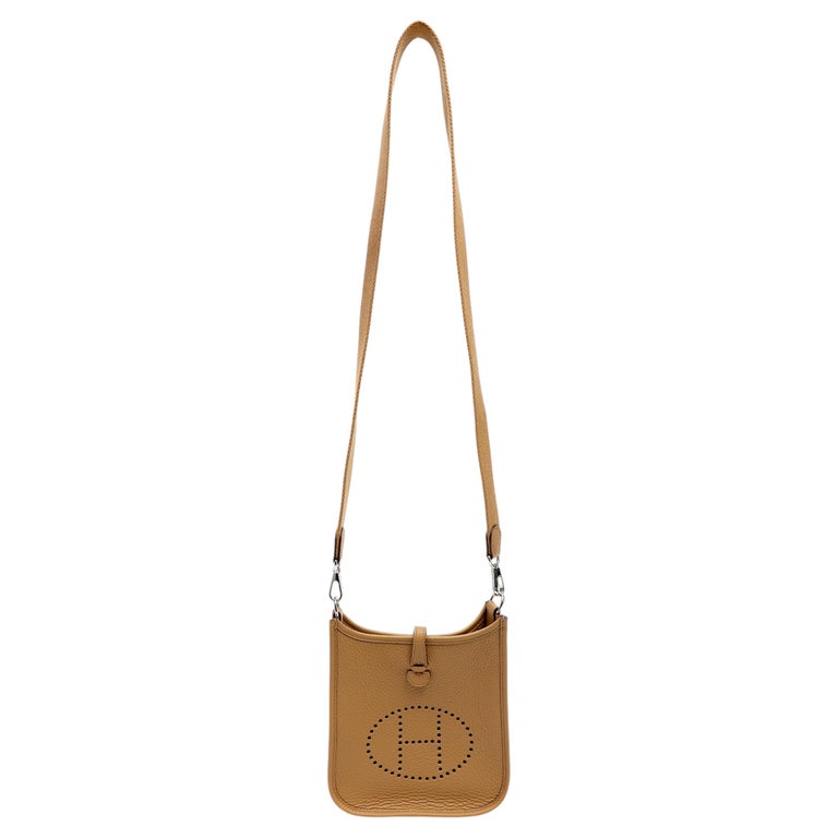 Hermes Evelyne TPM Biscuit Taurillion Clemence Leather