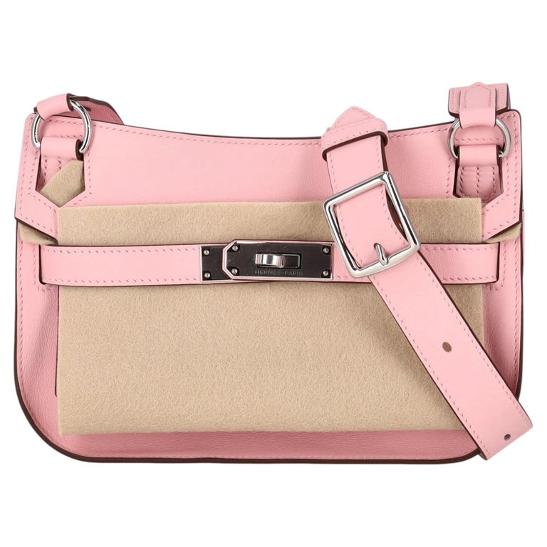Hermes 2026 Mini Jypsiere Cuir Veau Swift Leather Shoulder Bag In Rose Sakura