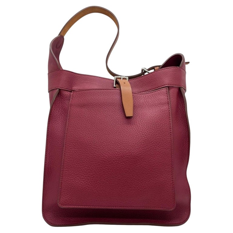 Hermes Marwari Bag Leather Shoulder Bag Rubis Red Stamp N 2010