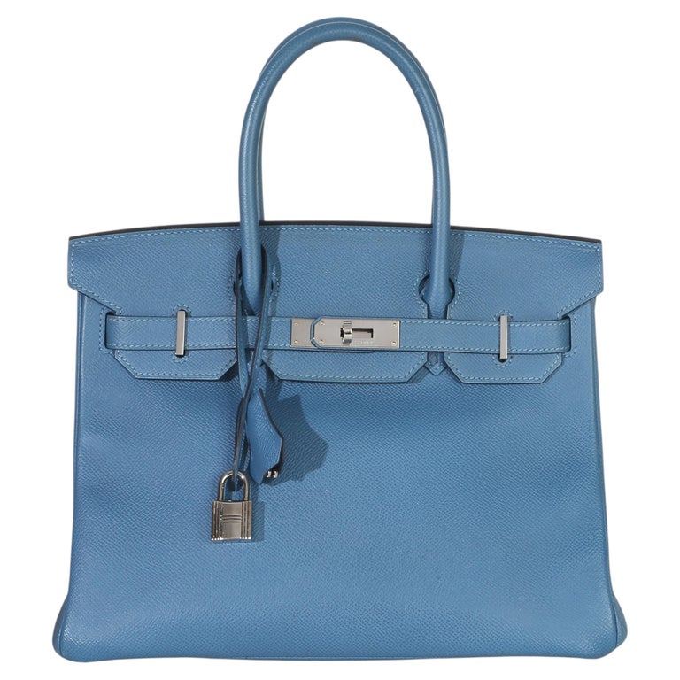 Hermès Bleu Brighton Epsom Birkin 30 PHW