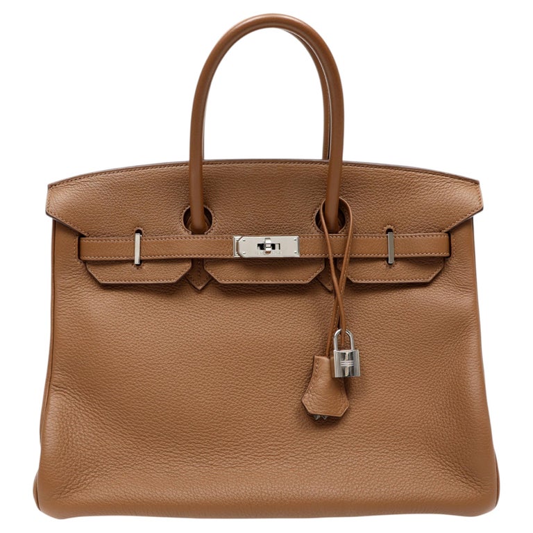 Hermès Birkin 35cm Bronze D'Or Togo w/Palladium Hardware