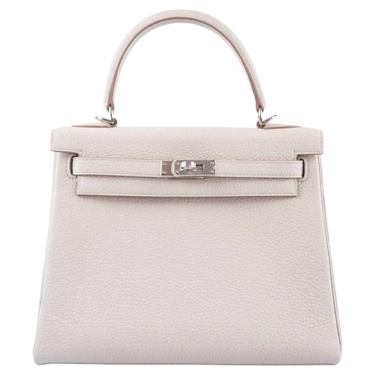 Hermès Kelly 25 Retourne Beton Togo Leather With Palladium Hardware