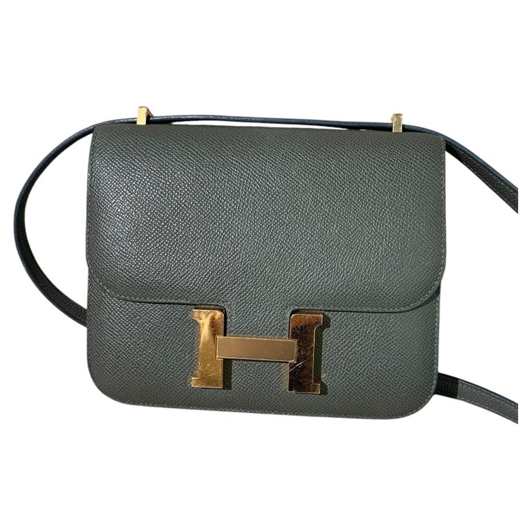Hermes Constance 18 Epsom LeatherGray Gold Hardware 2022