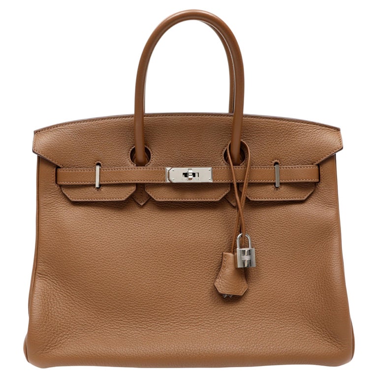 Hermes Birkin 35cm Brown Togo w/Palladium Hardware