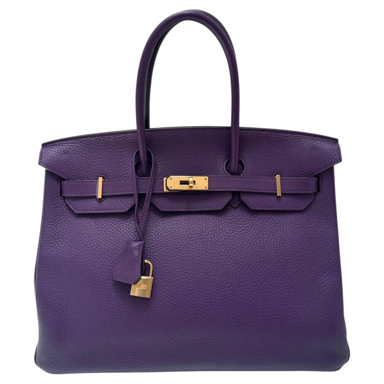 Hermes Ultraviolet Birkin 35 Bag