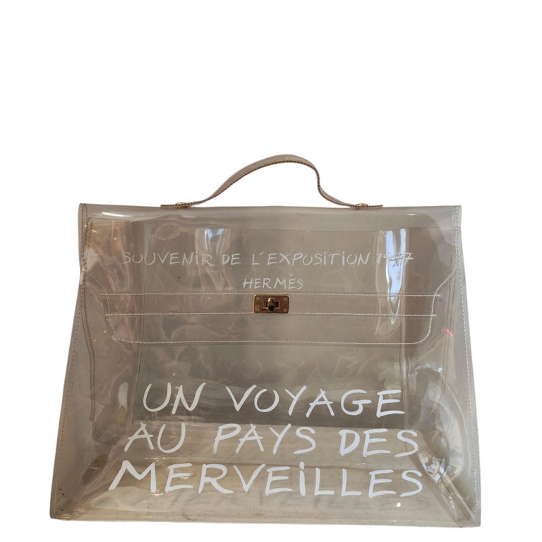 Hermès PVC Souvernir de l'exposition kelly 1997 handle bag