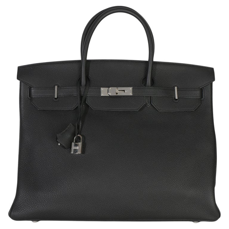 Hermès Black Togo Birkin 40 PHW