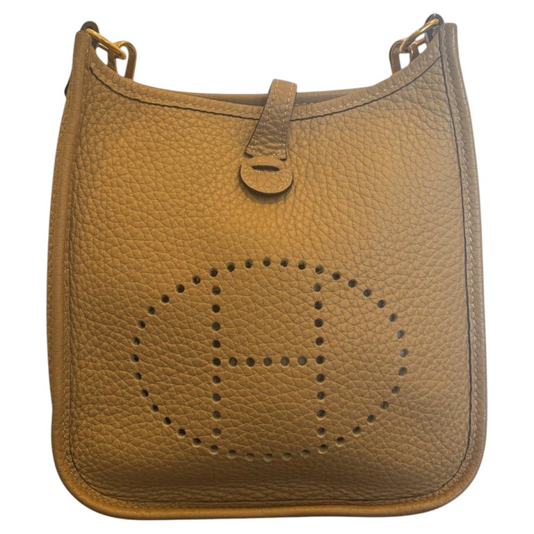 Sac Hermès Mini Evelyne Sable