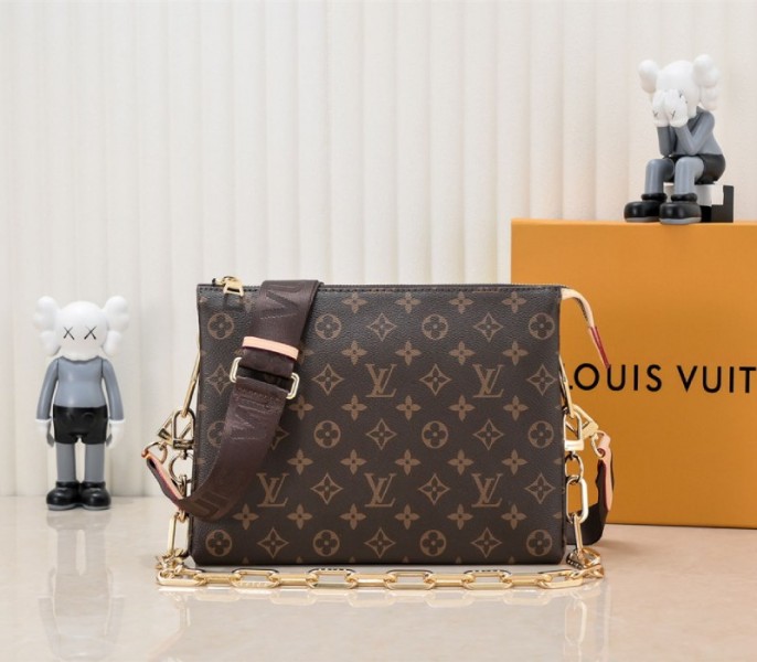 Louis Vuitton Reissue Monogram Canvas Coussin PM With Jacquard Strap