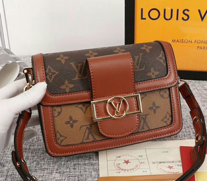 Louis Vuitton Reissue Monogram Reverse Canvas Mini Dauphine