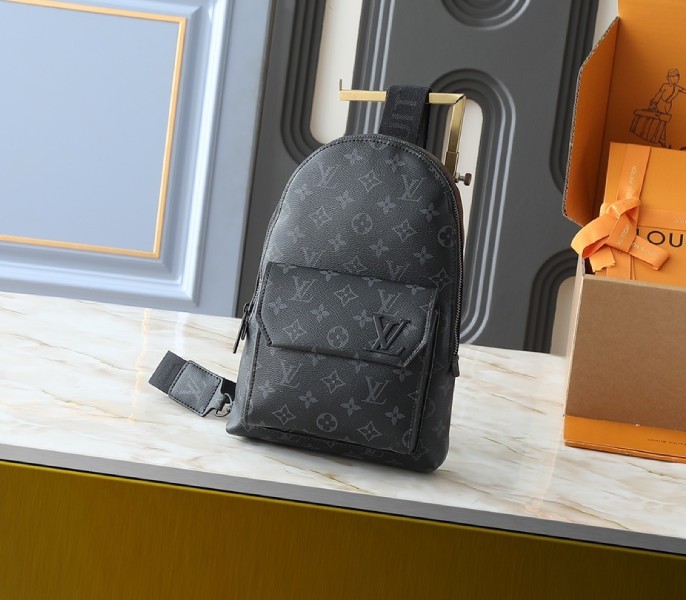 Louis Vuitton Reissue Monogram Eclipse Pilot Slingbag