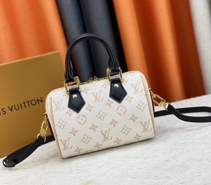 Louis Vuitton Reissue Monogram Dune Canvas Speedy 20 With Strap