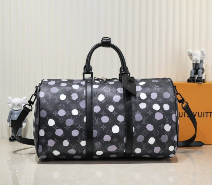 Louis Vuitton Reissue X YK Monogram Eclipse Keepall 45 Bandouliere