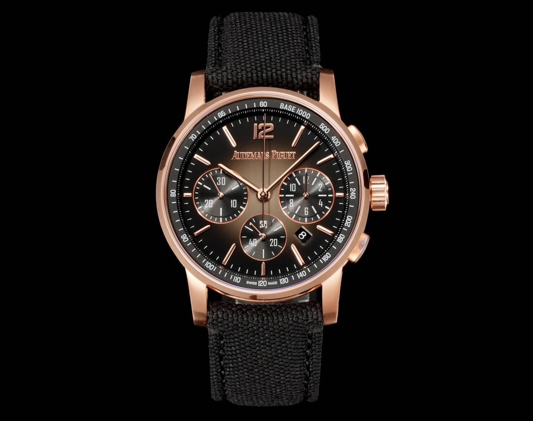 APF Audemars Piguet 26393 1:1 Super Clone Replica with Smoked Grey Dial, Rose Gold Bezel, Mechanical Movement and Leather Strap