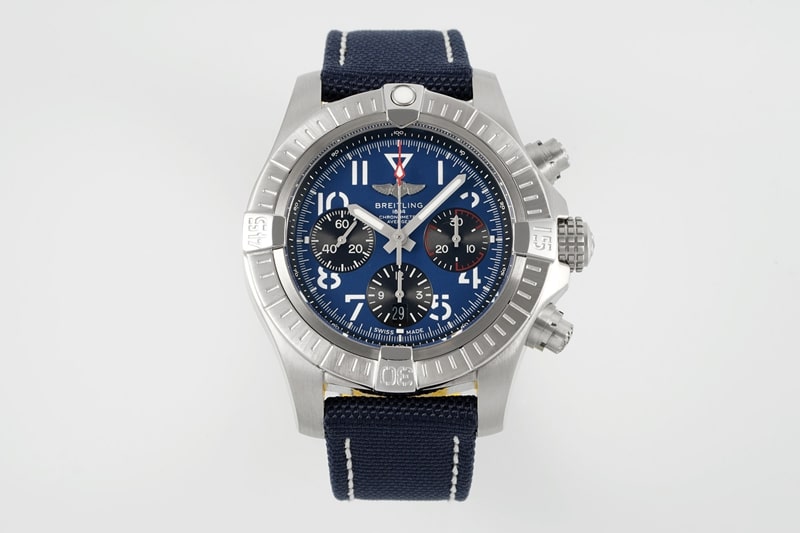 Breitling B01 AB01461 Avenger super clone-Imitation Blue Dial Chronograph Mechanical Nylon Strap Models