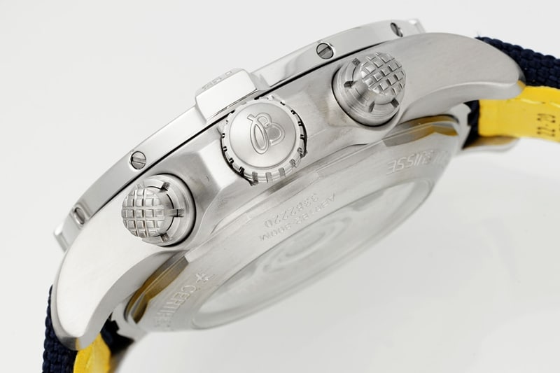 BLS factory Breitling Avengers top-tier Collectwatch B01chronograph2024 latest blue dial nylon bracelet thickness
