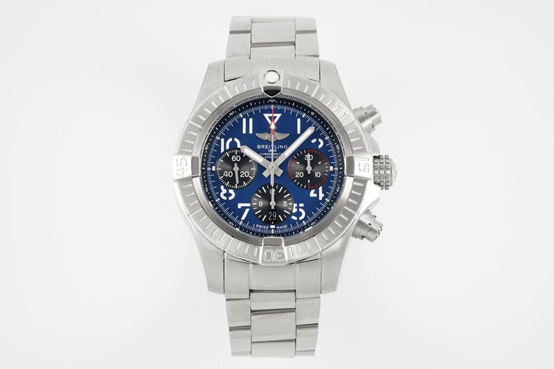 Breitling B01 AB01461 Avenger 1:1 Super A Replica Blue Dial Mechanical Chronograph with Steel Bracelet
