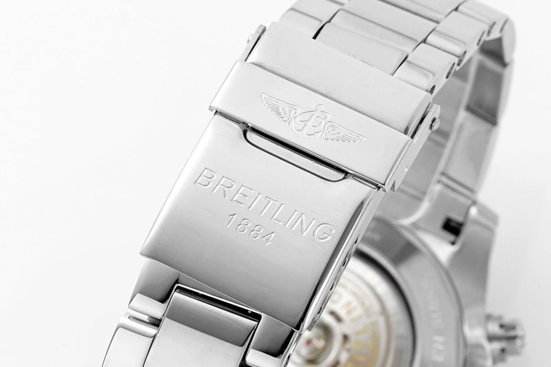 Breitling Avengers top-tier replica watch B01chronograph2024 latest black dialsteel braceletBLS factory clasp