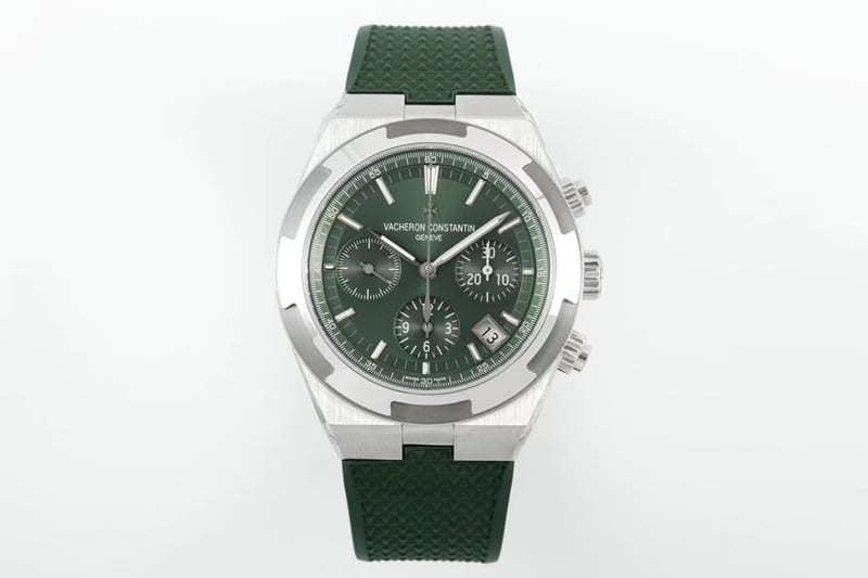 Vacheron Constantin Overseas 5520V Top 1:1 Super Clone Green Dial Mechanical Steel & Rubber Belt