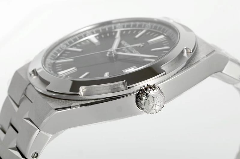 Vacheron Constantin réplica de reloj de primera calidad esfera verde 4520V correa de caucho 41mm acero blanco 4