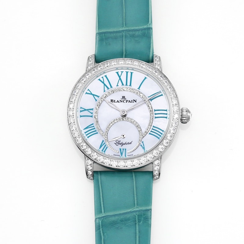 Blancpaintop-tier replicaladies' watch ball series 3661diamond multi-color 34.9mm fully automatic movement10