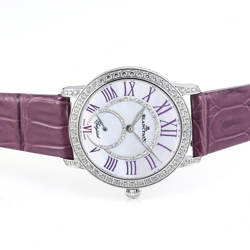 Blancpaintop-tier replicaladies' watch ball series 3661diamond multi-color 34.9mm fully automatic movement3