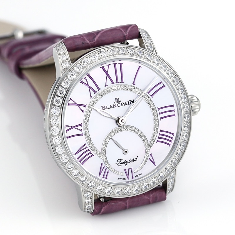 Blancpaintop-tier replicaladies' watch ball series 3661diamond multi-color 34.9mm fully automatic movement5
