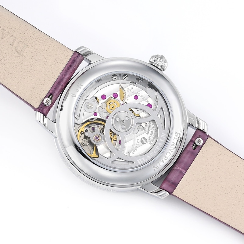 Blancpaintop-tier replicaladies' watch ball series 3661diamond multi-color 34.9mm fully automatic movement8