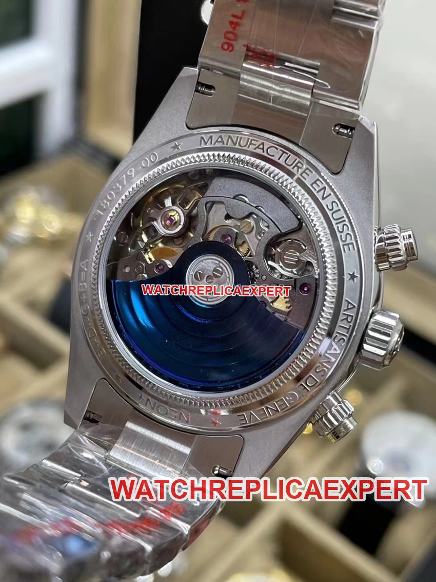 RolexDaytona1:1super cloneblue dialceramic bezel customized caseback live photo