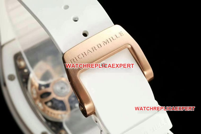 KV FactoryRichard Mille ladies top-tier 1:1super clone red plate white ceramicRM 07-01braceletlive photos