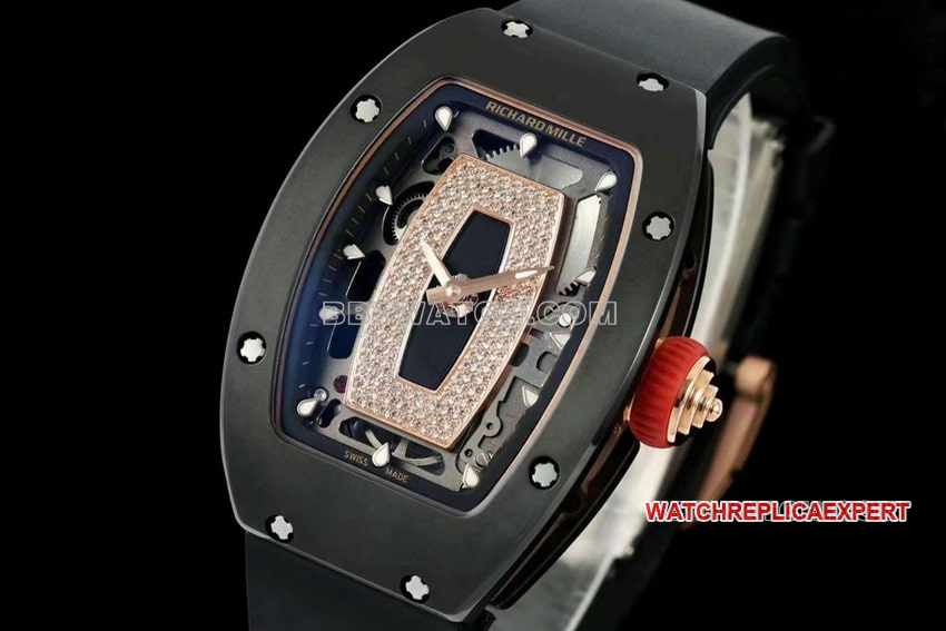 KV FactoryRichard Mille ladies top-tier Collectblack ceramicRM 07-01front live photo