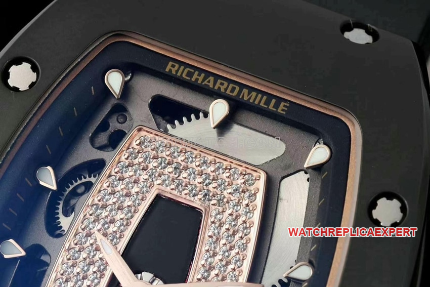 KV FactoryRichard Mille ladies top-tier Collectblack ceramicRM 07-01front live photo