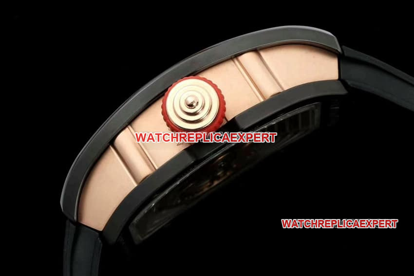 KV FactoryRichard Mille ladies 1:1super clone red plate black ceramicRM 07-01side live photo