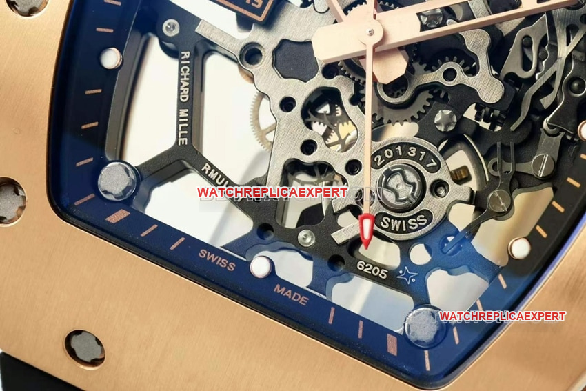 Richard Mille men's Original Factory super clone hollow plate RM 035front live photo
