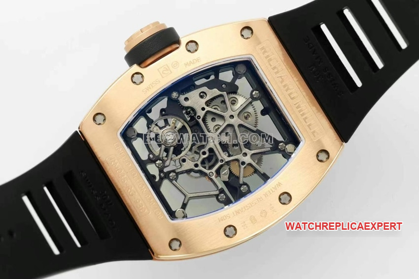 Richard Mille men's Original Factory super clone hollow plate RM 035caseback live photo