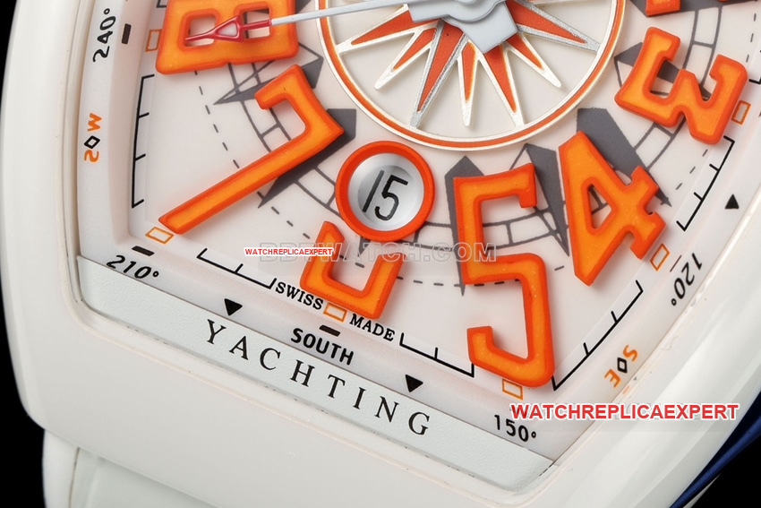 T+plus factory Franck Muller top-tier 1:1high-quality replicawhite dial orange V45front live photo