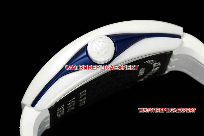 T+plus factory Franck Muller top-tier replicawhite dial blue V45side live photo