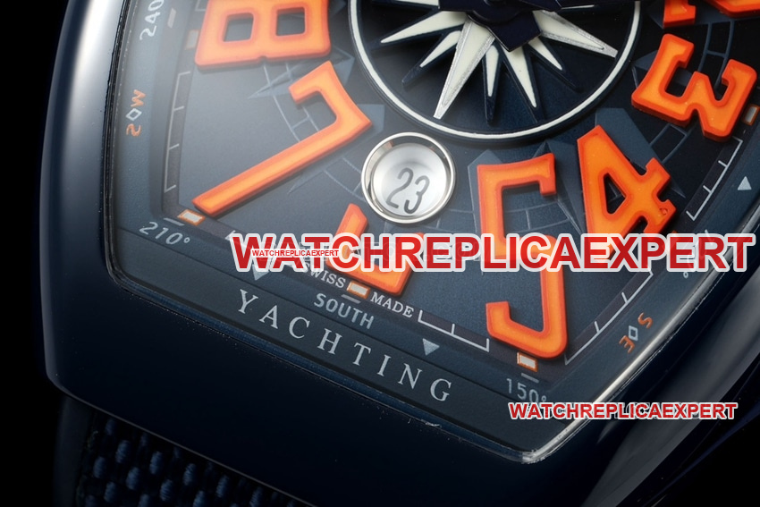 T+plus factory Franck Muller 1:1super cloneblack dial orange V45front live photo