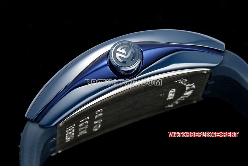 T+plus factory Franck Muller 1:1super cloneblack dial blue V45side live photo